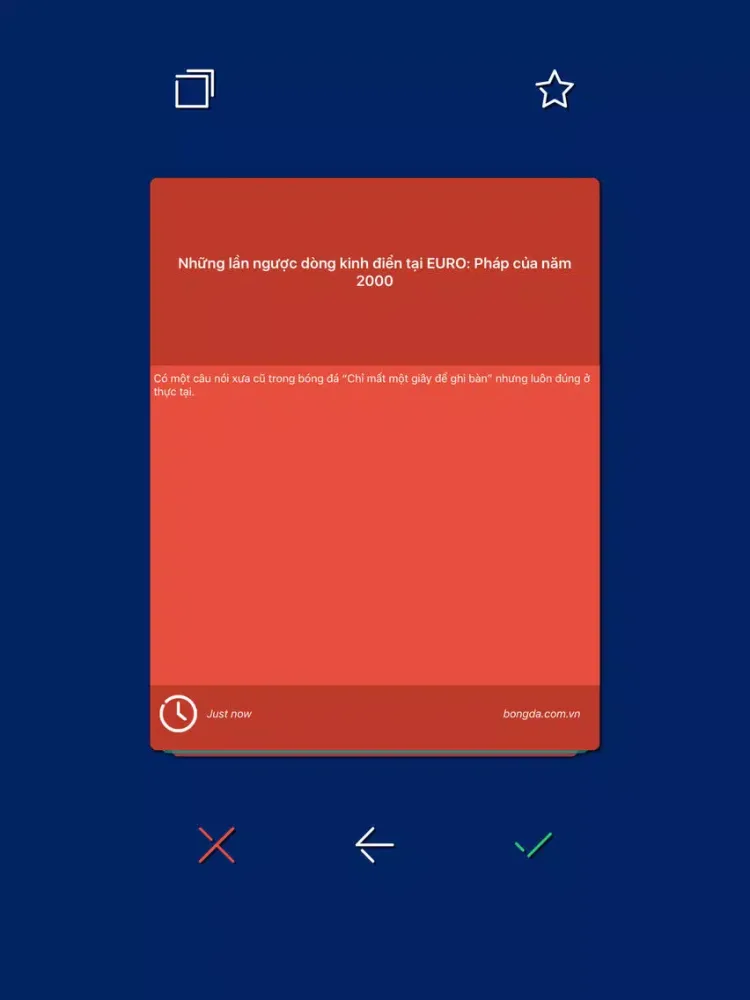 Ảnh chụp màn hình của Euro 2016 - Tin nhanh Euro! iPad 