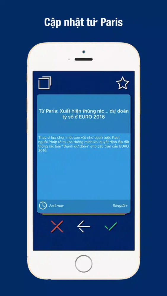 Ảnh chụp màn hình của Euro 2016 - Tin nhanh Euro!