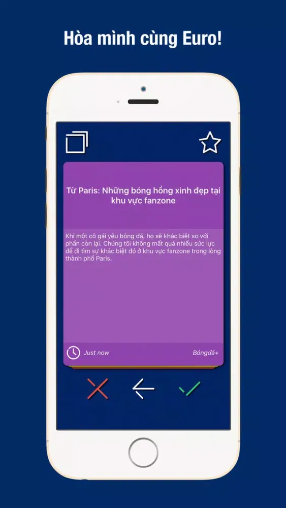 Ảnh chụp màn hình của Euro 2016 - Tin nhanh Euro!