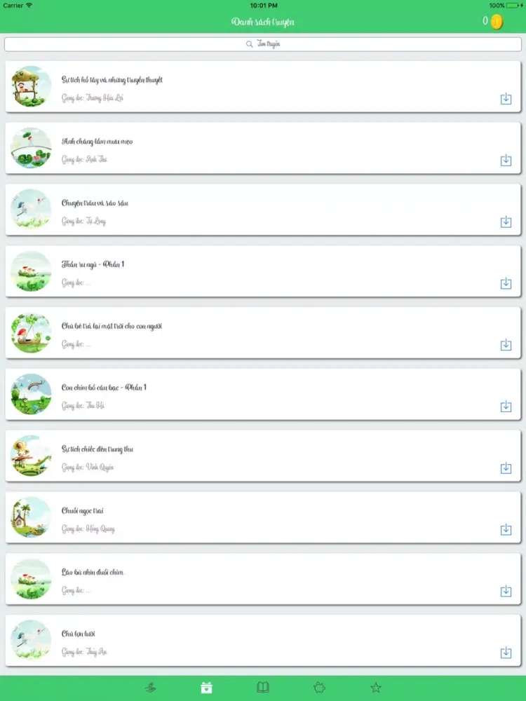 صور Kể truyện & Hát ru iPad 