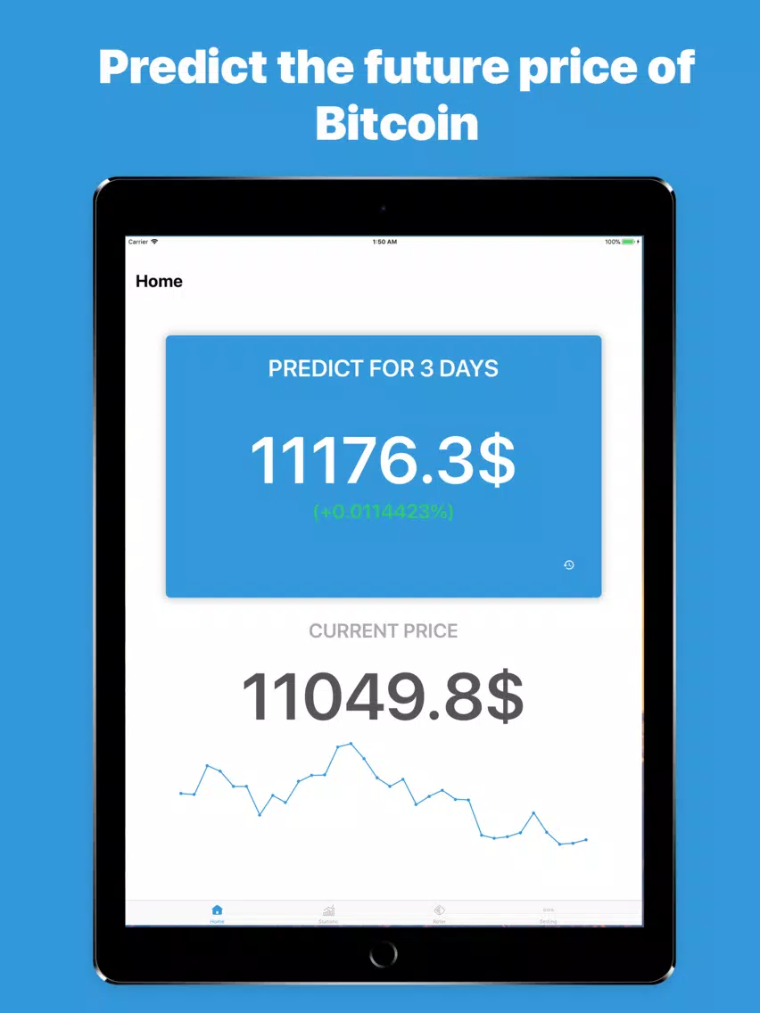 preBit - Predict Bitcoin Price iPad  স্ক্রিনশট