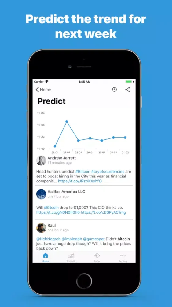 Screenshot di preBit - Predict Bitcoin Price