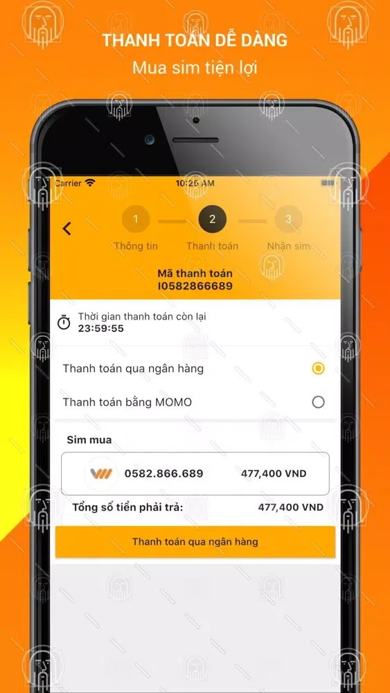 Ảnh chụp màn hình của KhoSim App