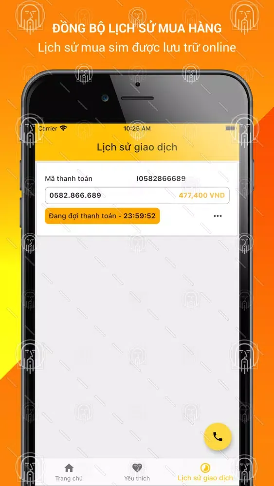Ảnh chụp màn hình của KhoSim App