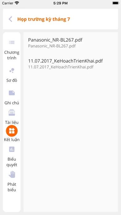 Capturas de tela do Kbinet