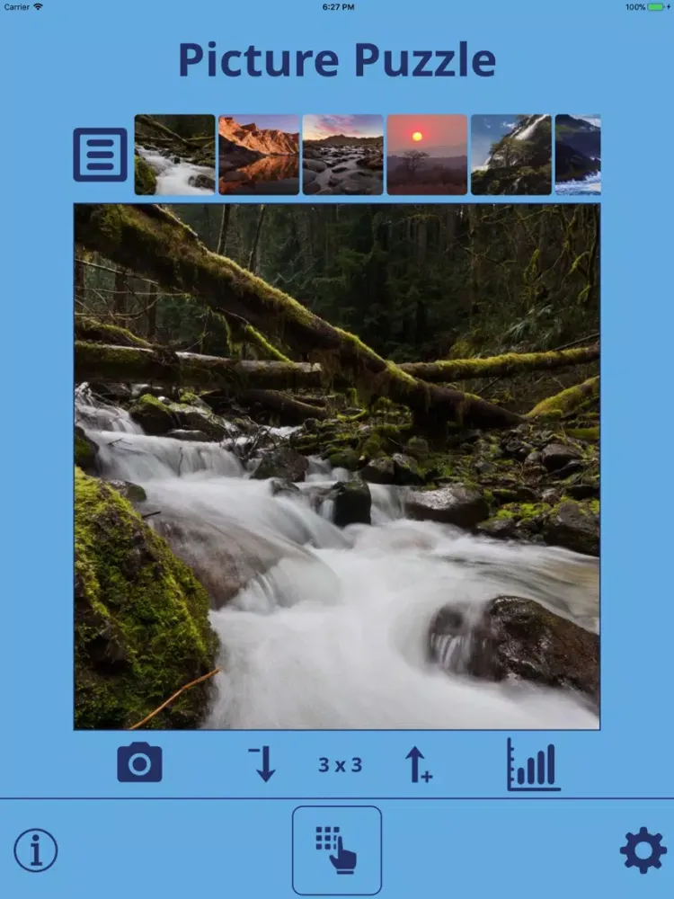 Picture Puzzle Game iPad  Screenshots