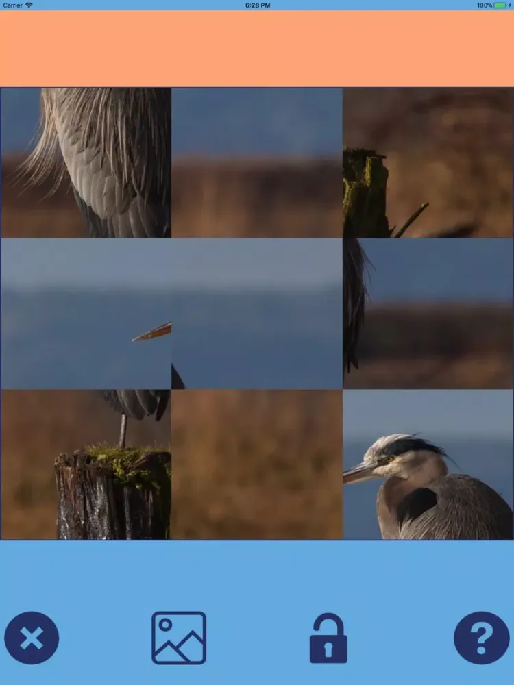 Picture Puzzle Game iPad  Screenshots