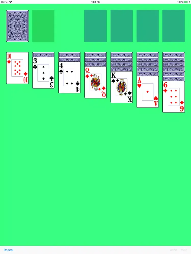 Capturas de tela do Solitaire Classic Plus iPad 