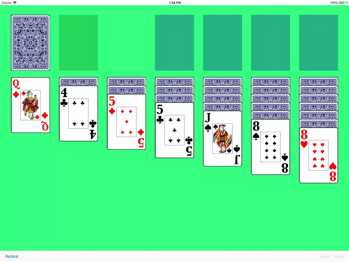 Capturas de tela do Solitaire Classic Plus iPad 