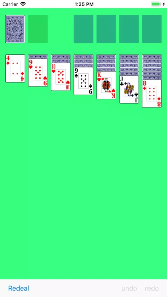 Capturas de tela do Solitaire Classic Plus