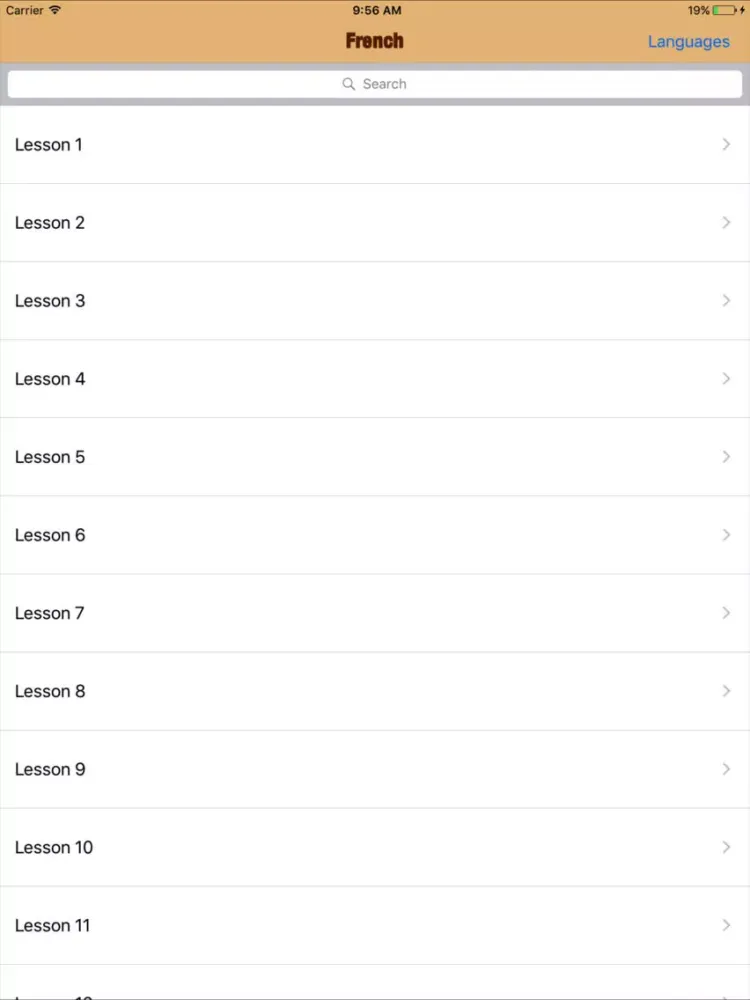 Tangkapan layar Listen And Read Foreign Language iPad 