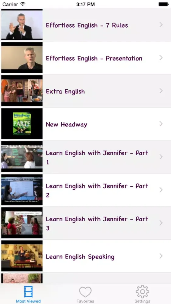 English Conversation Courses: Funny English Videos スクリーンショット