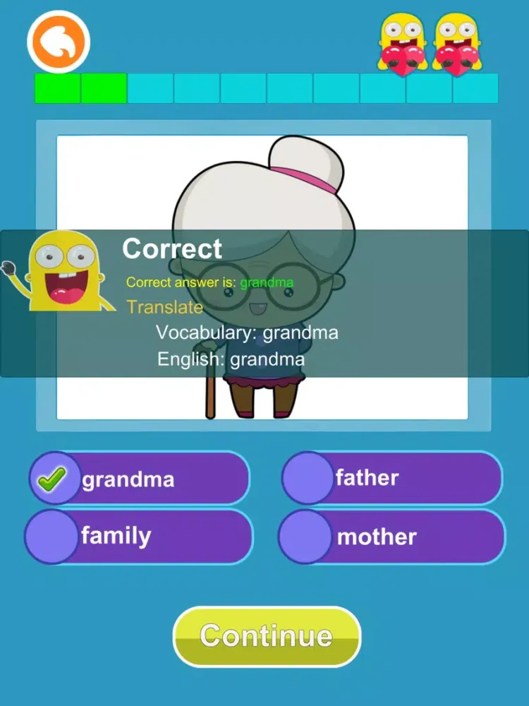 Capturas de pantalla de Learn English Vocabulary: funny puzzle games iPad 