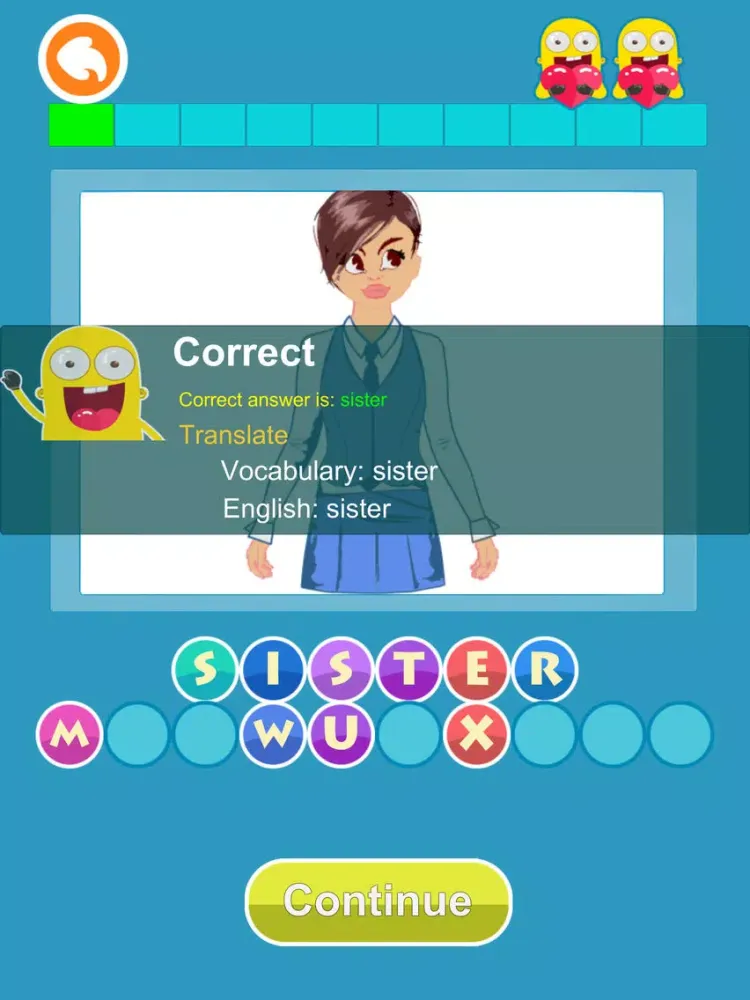 Capturas de pantalla de Learn English Vocabulary: funny puzzle games iPad 