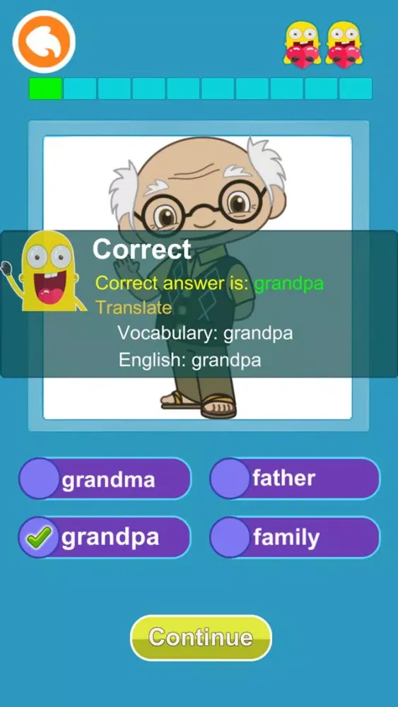 Capturas de pantalla de Learn English Vocabulary: funny puzzle games