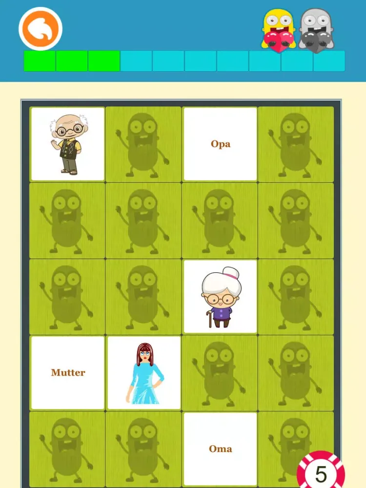 Tangkapan skrin German Vocabulary: funny puzzle games iPad 