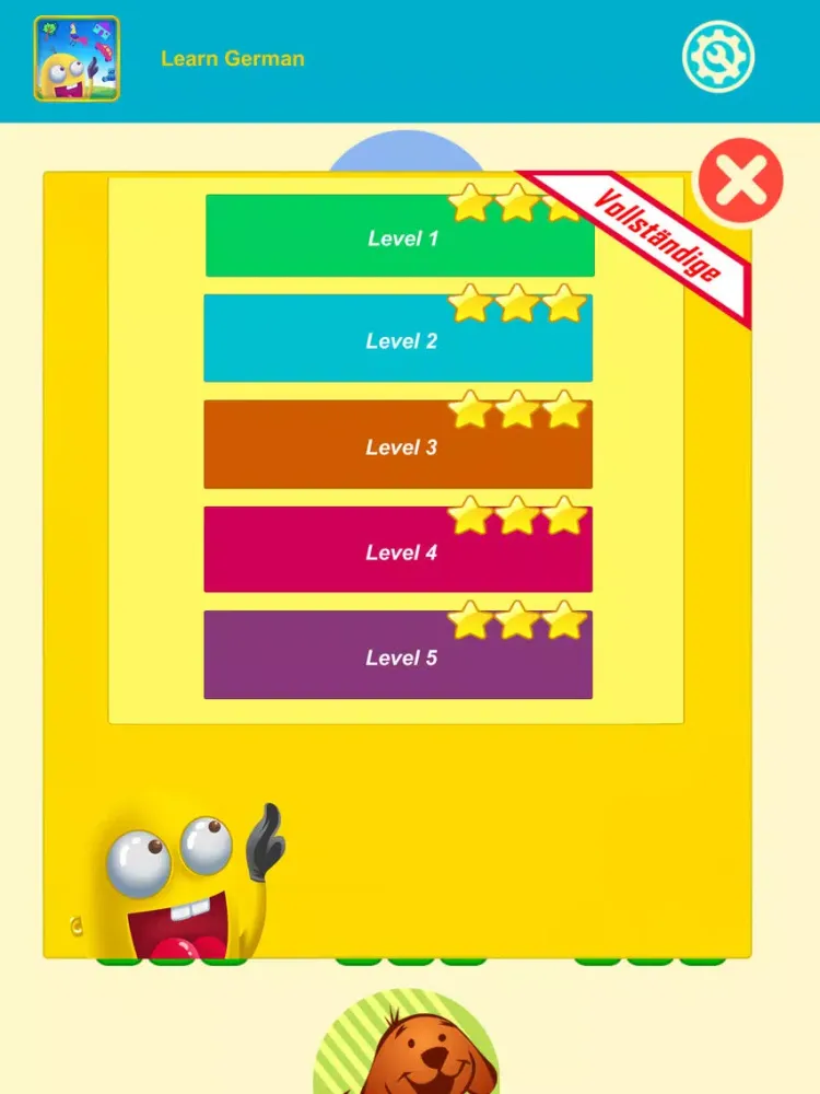 Tangkapan skrin German Vocabulary: funny puzzle games iPad 