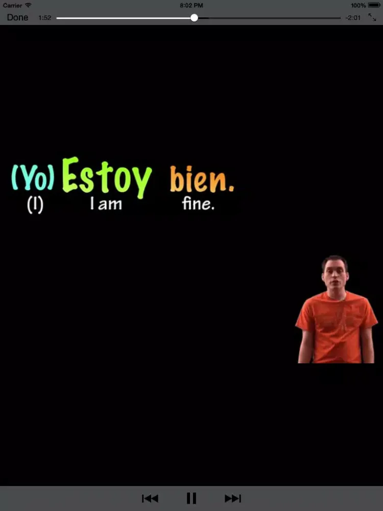 Capturas de pantalla de Spanish Conversation Courses: Funny Videos iPad 