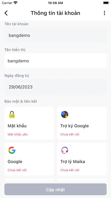 Tangkapan layar MakiHome+