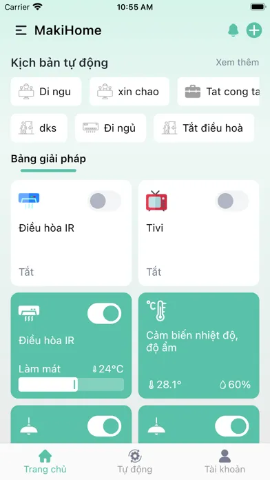 Tangkapan layar MakiHome+