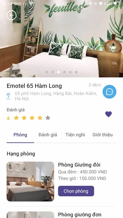 ManMo - Đặt phòng theo giờ سکرین شاٹس