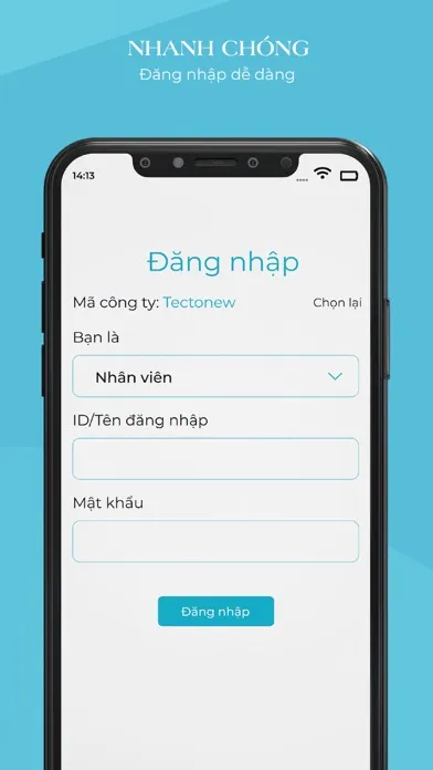 Ảnh chụp màn hình của Chấm Công