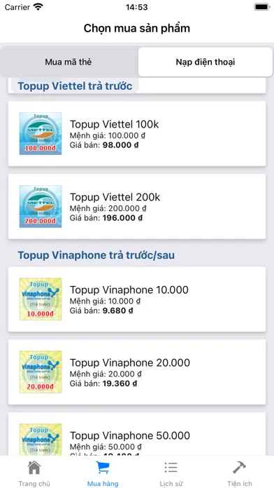 mCard.vn Ekran Görüntüleri