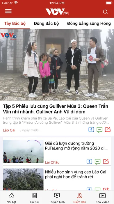 Zrzuty ekranu VOVTV