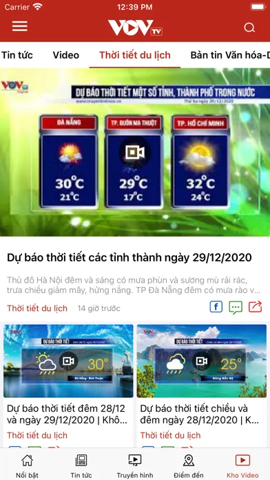 Zrzuty ekranu VOVTV