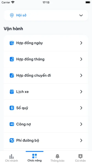 Captures d'écran de CarVip - Quản lý cho thuê xe