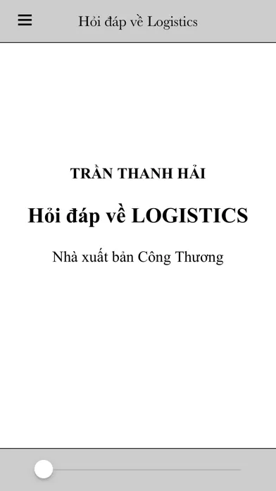 Hỏi Đáp Logistic ebook Screenshots