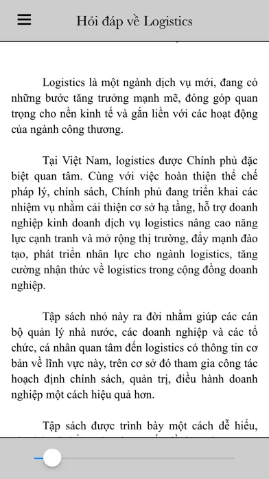 Hỏi Đáp Logistic ebook Screenshots