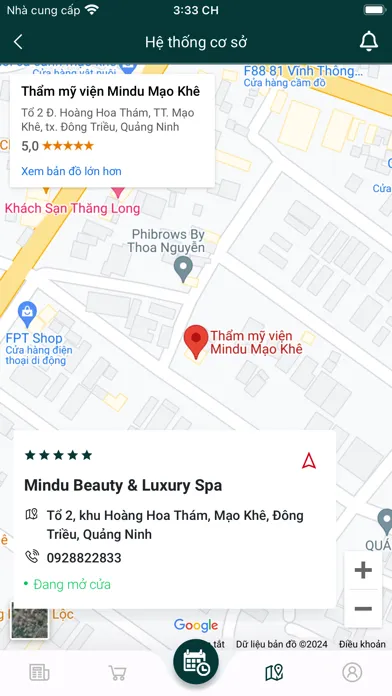 Zrzuty ekranu Thẩm mỹ viện Mindu