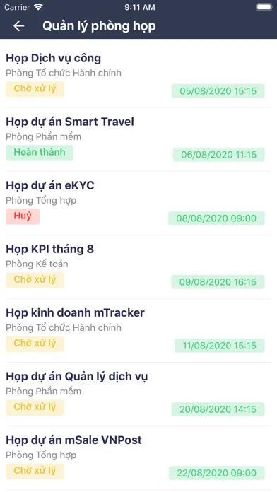 Tangkapan skrin MobiFone Smart Office
