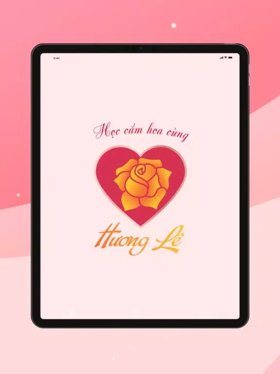 Học Cắm Hoa cùng Hương Lê iPad 應用截圖