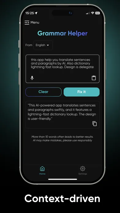 Capturas de pantalla de AI helper: Rewriter assistant