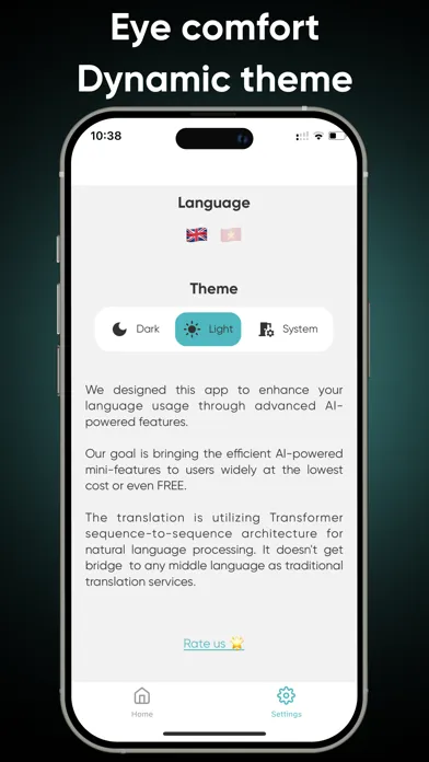 Capturas de pantalla de AI helper: Rewriter assistant