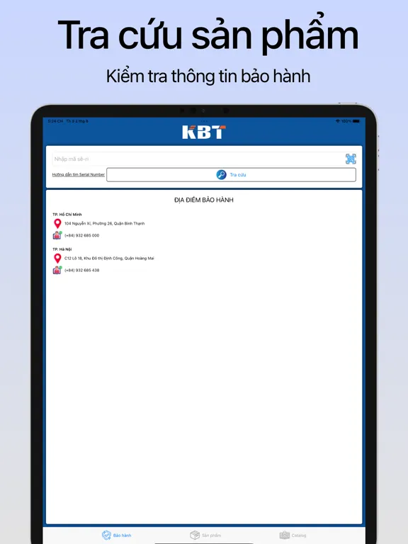 KBT Care iPad  स्क्रीनशॉट