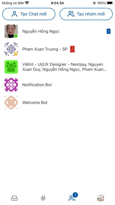 Tangkapan layar Nextpay Talk