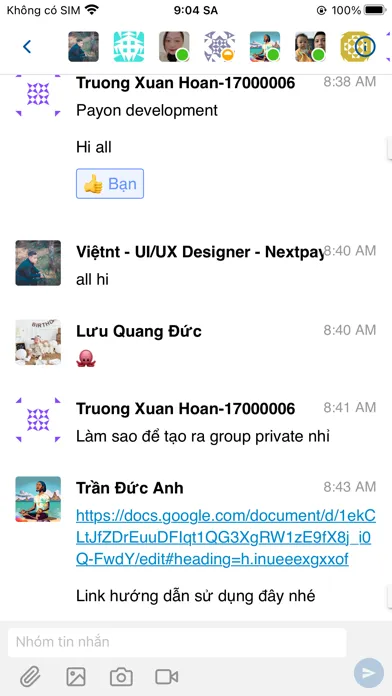 Tangkapan layar Nextpay Talk