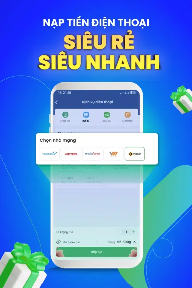 Screenshot di Ví điện tử 9Pay