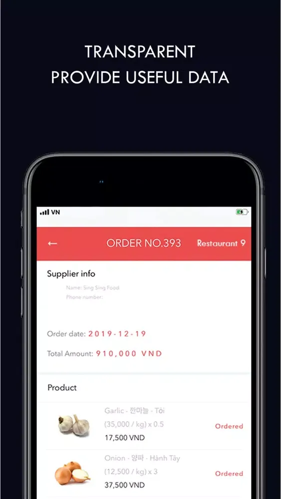 Скриншоты ODA - order, so easy.