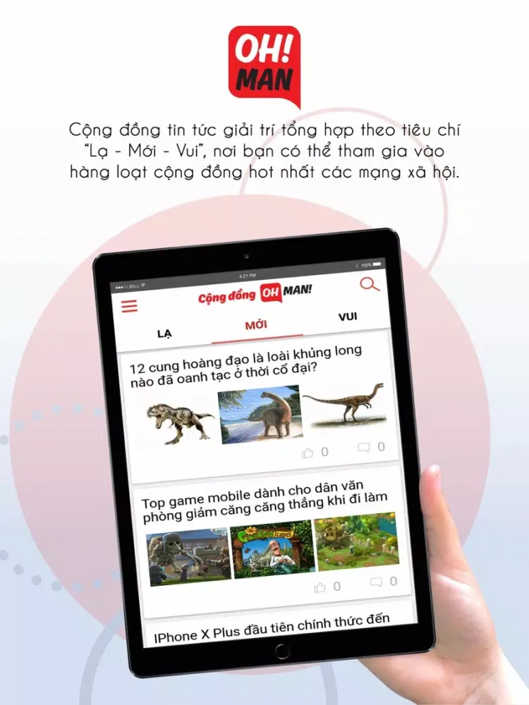 Oh!man - Ohman - Oh man iPad  স্ক্রিনশট