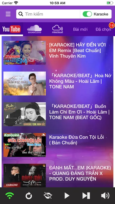 Zrzuty ekranu Điều khiển Okara M15