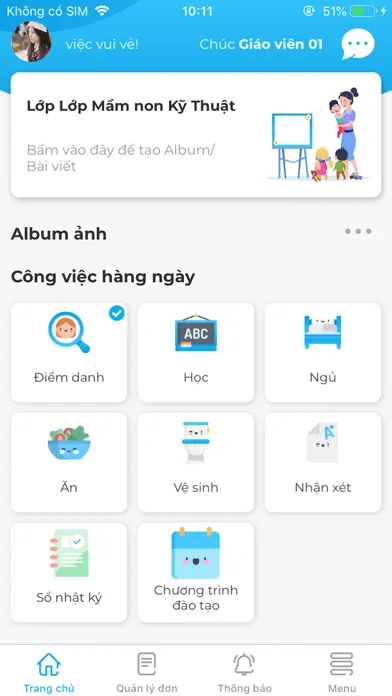 MNVN Teacher Screenshots