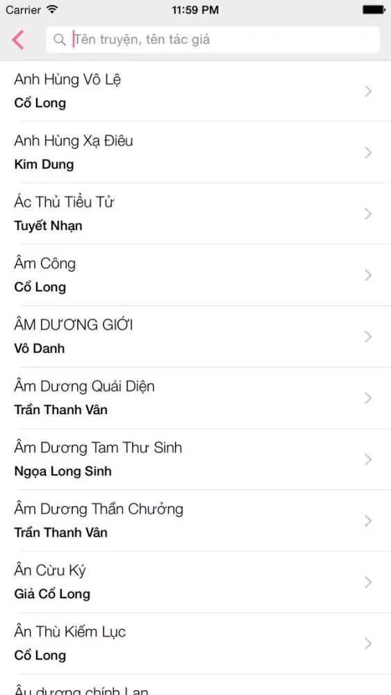 Truyện Kiếm Hiệp Cực Hay! স্ক্রিনশট