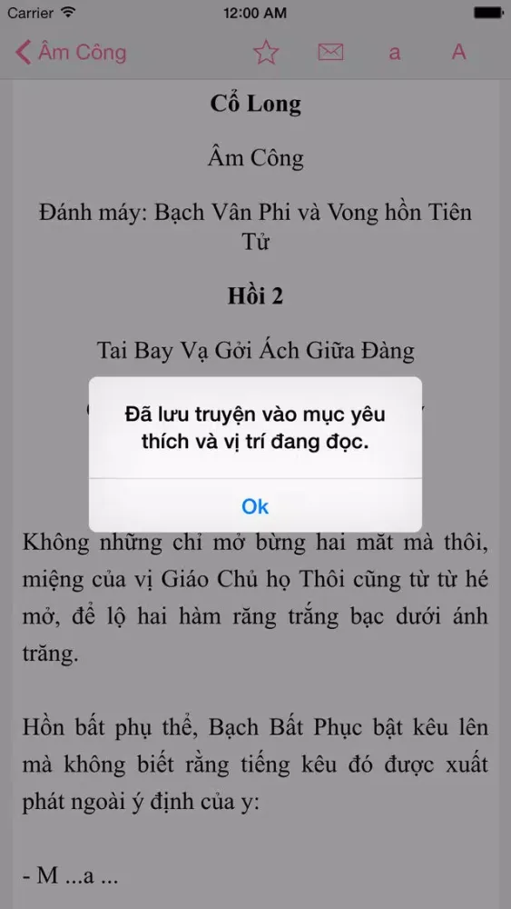 Truyện Kiếm Hiệp Cực Hay! স্ক্রিনশট