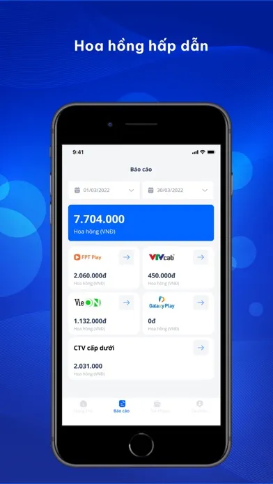 Ảnh chụp màn hình của mHub