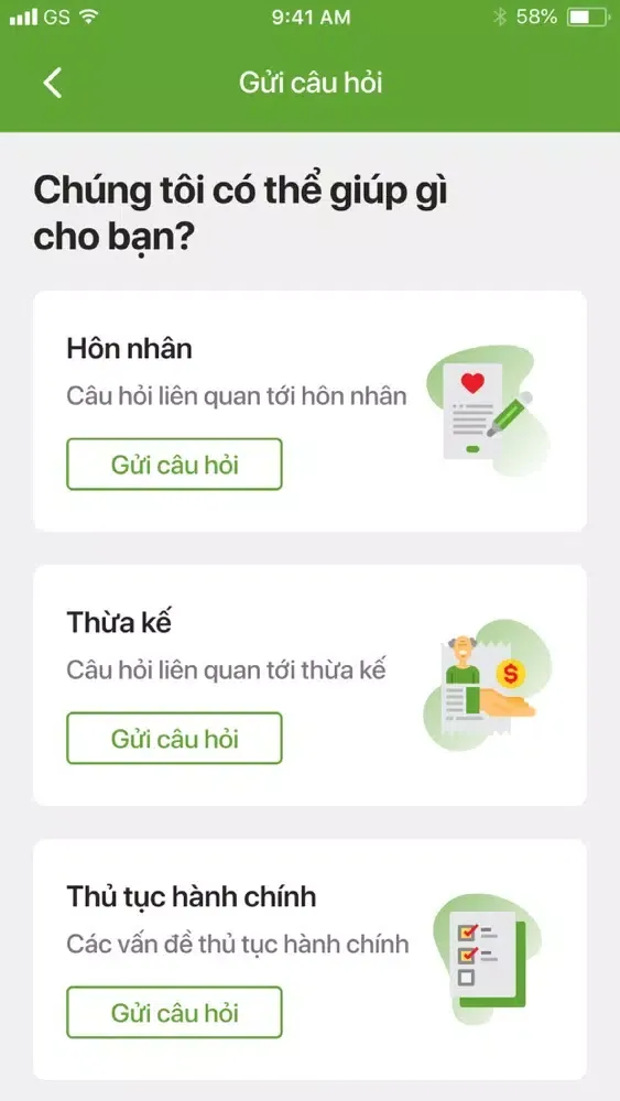 Trợ giúp Pháp lý về Đất đai应用截图