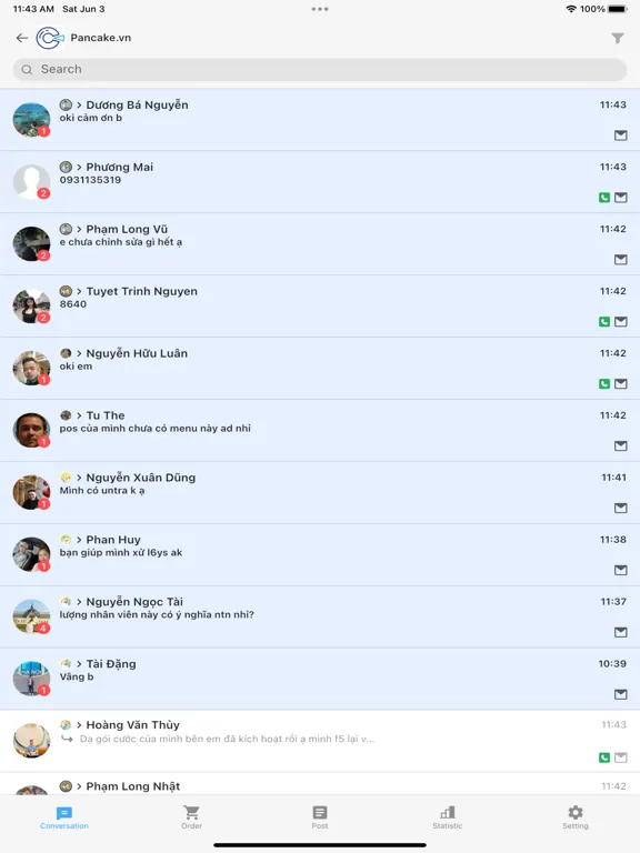 Pancake iPad  Ekran Görüntüleri